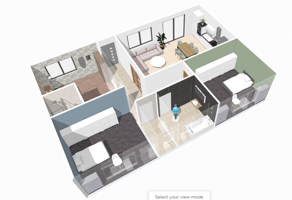 Сглобяема къща с метална конструкция